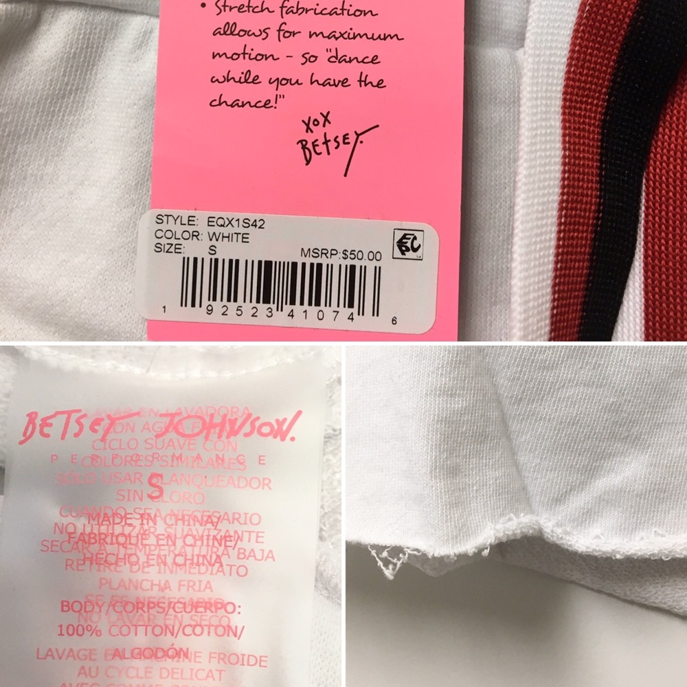 Adorable NWOT Betsey Johnson shorts! - Picture 5 of 5